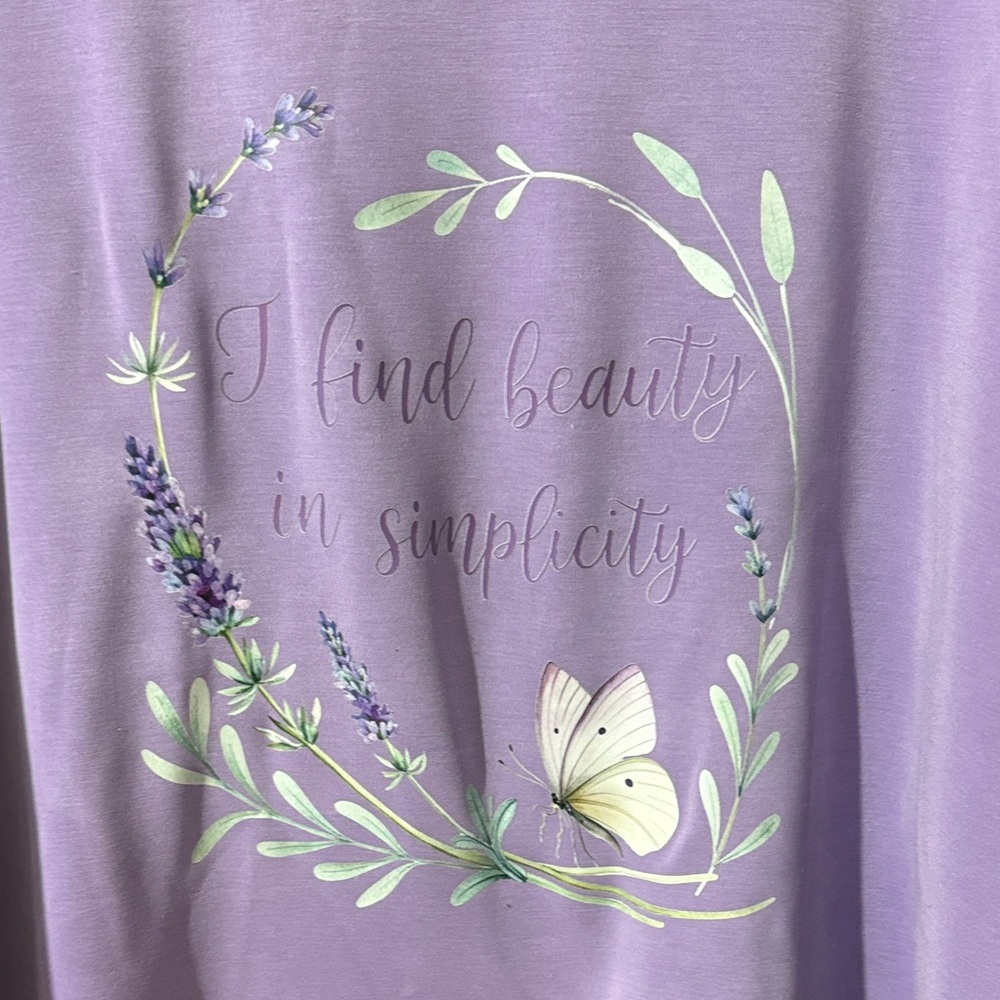 a new day Purple Sweatshirt - Picture 2 of 3